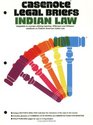 Casenote Legal Briefs Indian Law  Keyed to Getches Wilkinson  Williams
