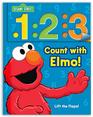 Sesame Street 1 2 3 Count with Elmo A Look Lift  Learn Book