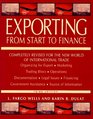 Exporting from Start to Finance