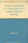 Josephus Jewish Antiquities Books VVIII