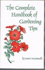 The Complete Handbook of Gardening Tips