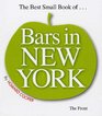 The Best Small Book Of Bars in New York