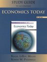 Study Guide to Accompany Economics Today 19992000