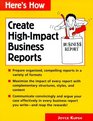 Create High Impact Business Reports