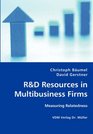 RD Resources in Multibusiness Firms