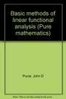 Basic methods of linear functional analysis