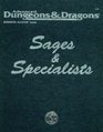 Sages and Specialists