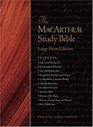 The MacArthur Study Bible  Large Print Edition