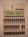 Political Inquiry the Nature and Uses of Survey Research