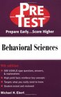 Behavioral Sciences PreTest SelfAssessment and Review
