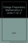 College Preparatory Mathematics 4 Units 713