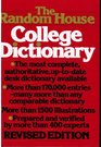The Random House College Dictionary  Revised Unabridged Indexed