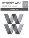 Wordly Wise 3000 3rd Edition Answer Key Book 4