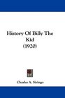 History Of Billy The Kid