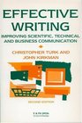 Effective Writing Improving Scientific Technical and Business Communication