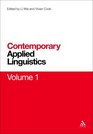 Contemporary Applied Linguistics Volume 1 Volume One Language Teaching and Learning