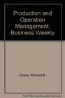 Production and Operation Management Business Weekly