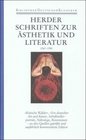 Werke 10 Bde Ln Bd2 Schriften zur sthetik und Literatur 17671781