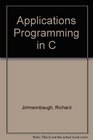 Applications Programming in C