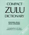 Compact Zulu Dictionary EnglishZulu ZuluEnglish