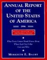 Annual Report of the United States of America 1996 What Every Citizen Should Know About Where Each Tax Dollar Goes and Why