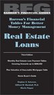 Real Estate Loans Barron's Financial Tables for Better Money Management