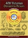 408 Victorian Ornamental Designs CDROM and Book