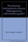 Purchasing Information sources