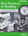 Best Practices in Reading Level E
