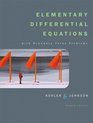 Elementary Differential Equations with Boundary Value Problems with IDE CD Package