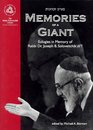Memories of a Giant Eulogies in Memory of Rabbi Dr Joseph B Soloveitchik