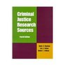 Criminal Justice Research Sources