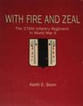 With Fire and Zeal The 276th Infantry Regiment in World War II