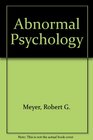 Abnormal Psychology