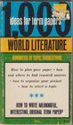 1000 ideas for term papers in world literature