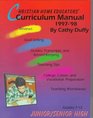 Christian Home Educators' Curriculum Manual Junior/Senior High 1997'98