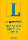 Dic Langenscheidt New College German GermanEnglish EnglishGerman