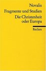 Die Christenheit Ober Europa