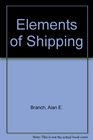 The elements of shipping