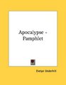 Apocalypse  Pamphlet
