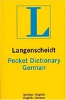Langenscheidt's Pocket Dictionary German: German-English/English-German (Langenscheidt's Pocket Dictionary)
