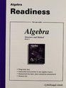 Algebra readiness For use with Dolciano Algebra structure and method