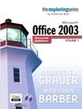 Exploring Microsoft Office 2003  Volume 1