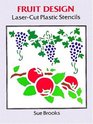 Fruit Design LaserCut Plastic Stencils