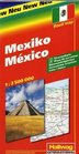 Mexiko 13 000 000 Strassenkarte Mit Sehenswurdigkeiten Reiseinformationen Orts Und Namenverzeichnis  Mexico 13 000 000 Mapa de Car