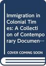 Immigration in colonial times