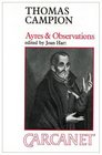 Ayres and Observations Selected Poems and Prose