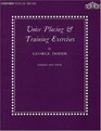 Voice Placing and Training Exercises Soprano  Tenor High