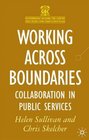 Working Across Boundaries Collaboration in Public Services