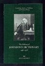 The Making of Johnson's Dictionary 17461773